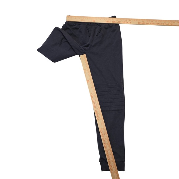 LL Bean Kids Boys Jogger Sweatpants Knit Moto Black Size 12 - Picture 5 of 7